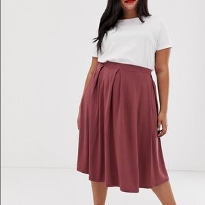 NWT ASOS Curve Midi Skirt